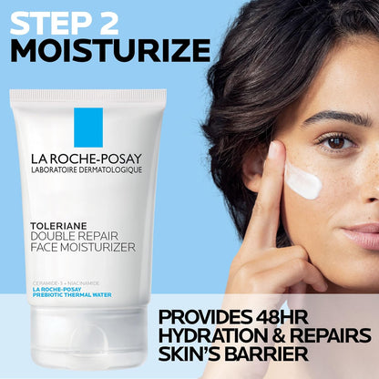 Toleriane Skin Care Set, Face Moisturizer & Face Wash