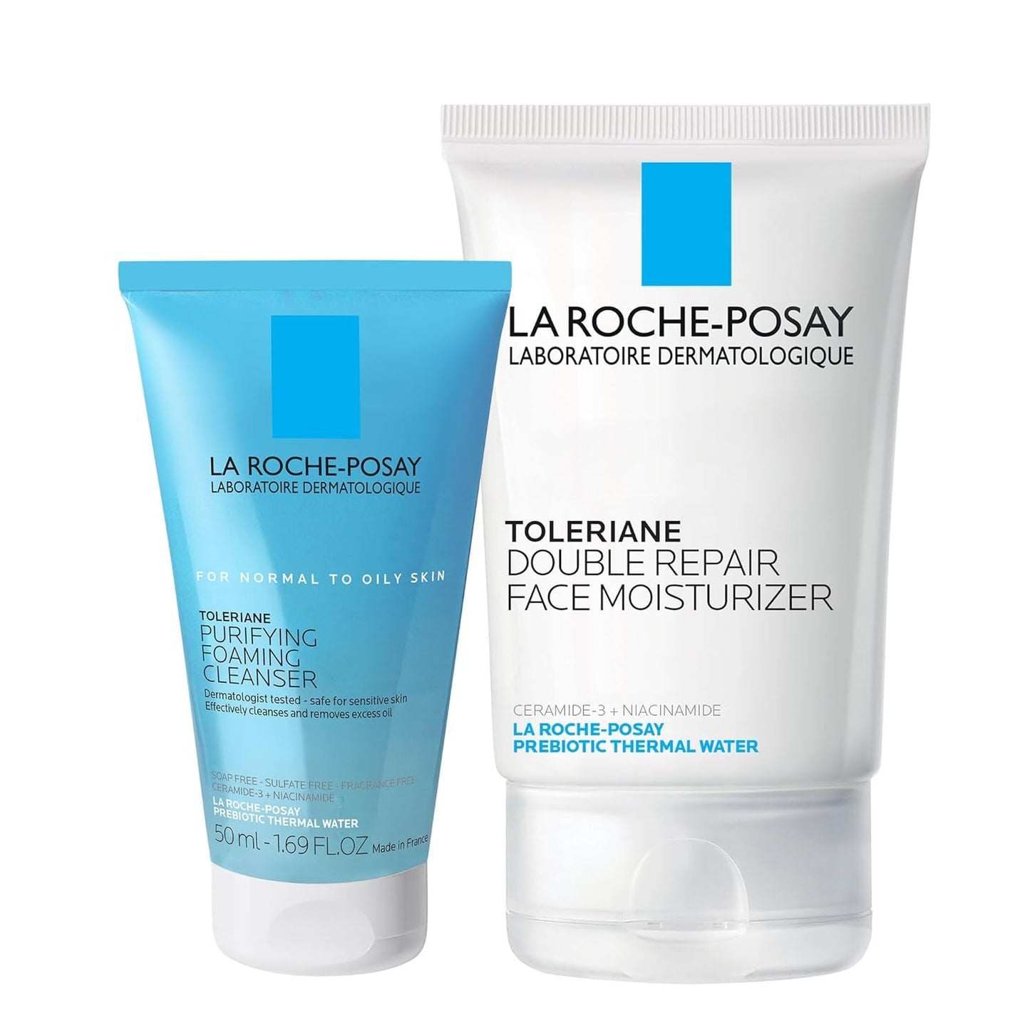 Toleriane Skin Care Set, Face Moisturizer & Face Wash