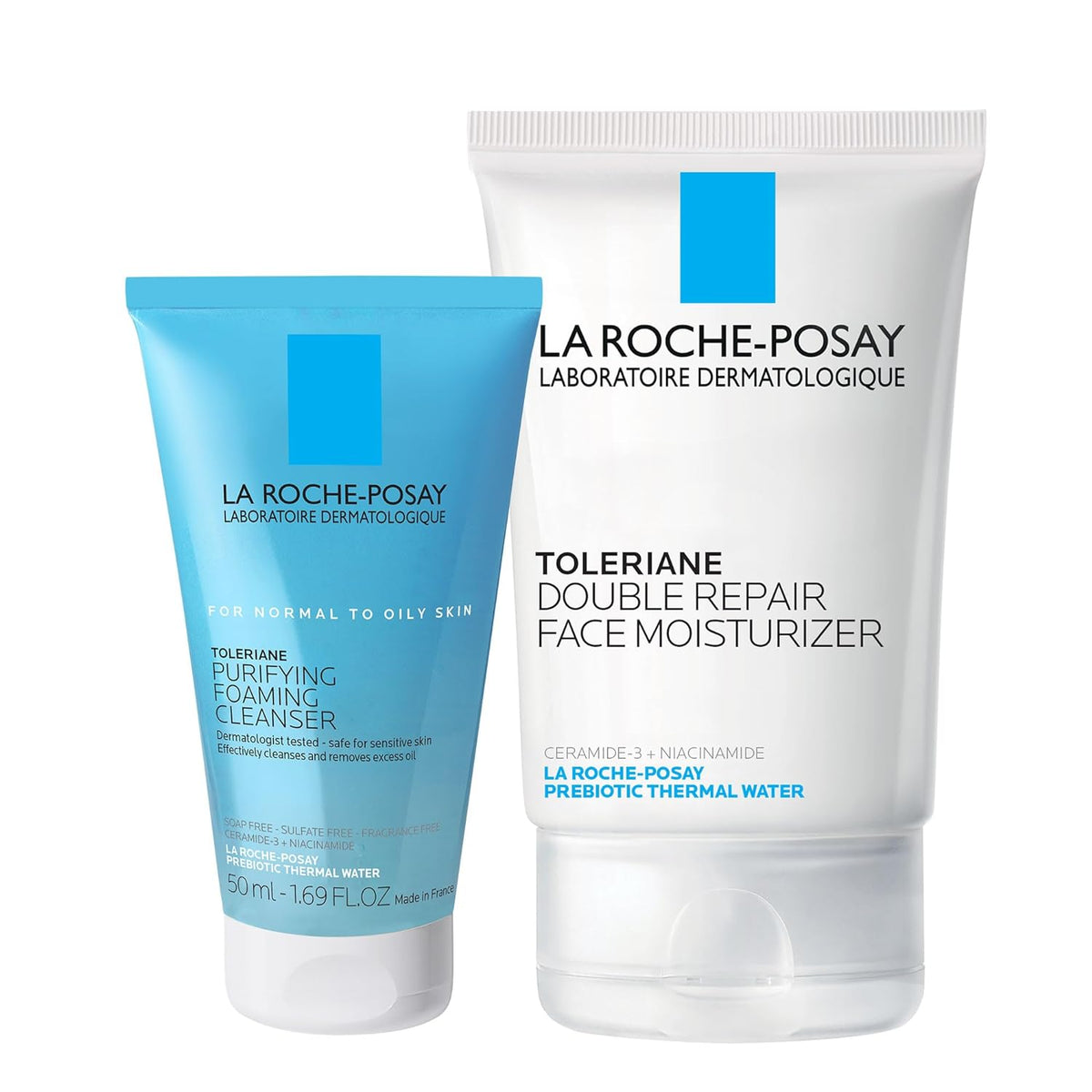Toleriane Skin Care Set, Face Moisturizer & Face Wash