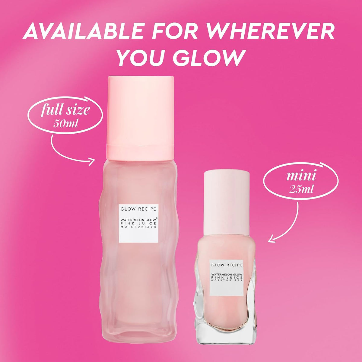 Pink Juice Water Gel Moisturizer - Korean Hydrating Gel for Glass Skin, Oil-Free Hyaluronic Acid Formula for Oily Skin, Non-Comedogenic & Long-Lasting (50ml)