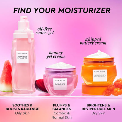 Pink Juice Water Gel Moisturizer - Korean Hydrating Gel for Glass Skin, Oil-Free Hyaluronic Acid Formula for Oily Skin, Non-Comedogenic & Long-Lasting (50ml)