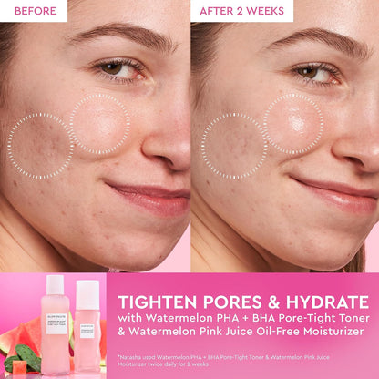 Pink Juice Water Gel Moisturizer - Korean Hydrating Gel for Glass Skin, Oil-Free Hyaluronic Acid Formula for Oily Skin, Non-Comedogenic & Long-Lasting (50ml)