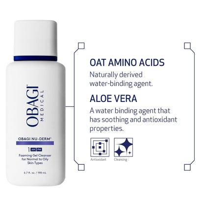 Obagi Nu-Derm Foaming Gel Cleanser for Face